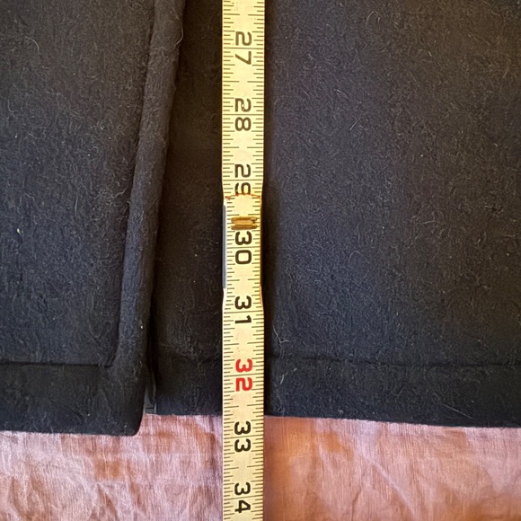 L.L. Bean Italian Wool Navy Blue Double Breasted Peacoat, Men's M - Picture 11 of 11